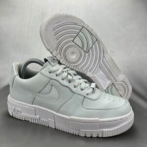 Nike Air Force 1 Pixel Ghost Blue White Platform Sneakers CK6649-400 Womens 8.5